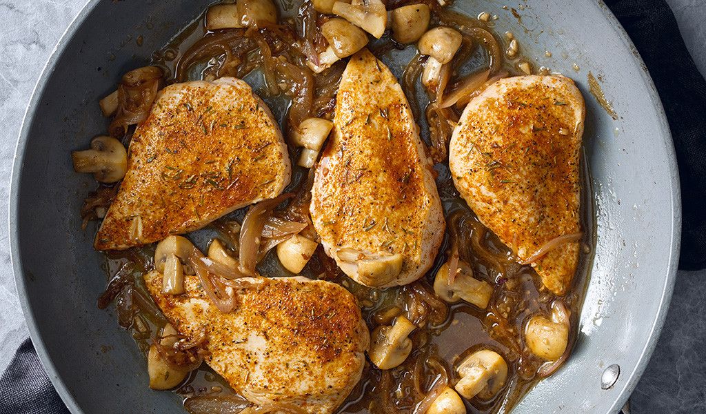 Olymel roast chicken breast, with mushrooms and shallots